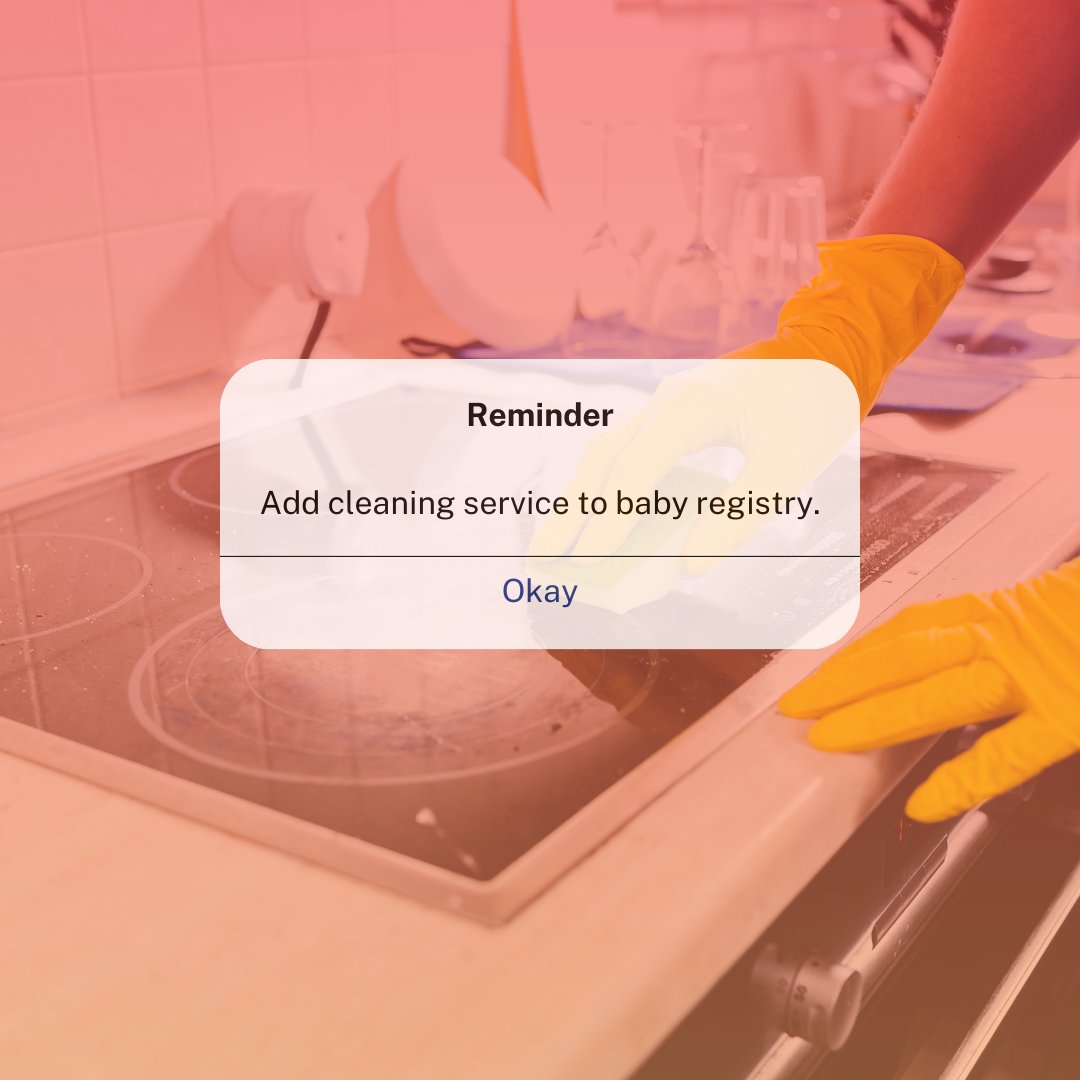 Household   duties can be overwhelming. One of the items you can put on your baby   registry is a cleaning service. Also, post partum doulas can help. #BlackInfantHealth   #BlackMaternalHealth #Blackmothers  #BlackFathers #pregnant #postpartum #prenatalcare #perinatalequity