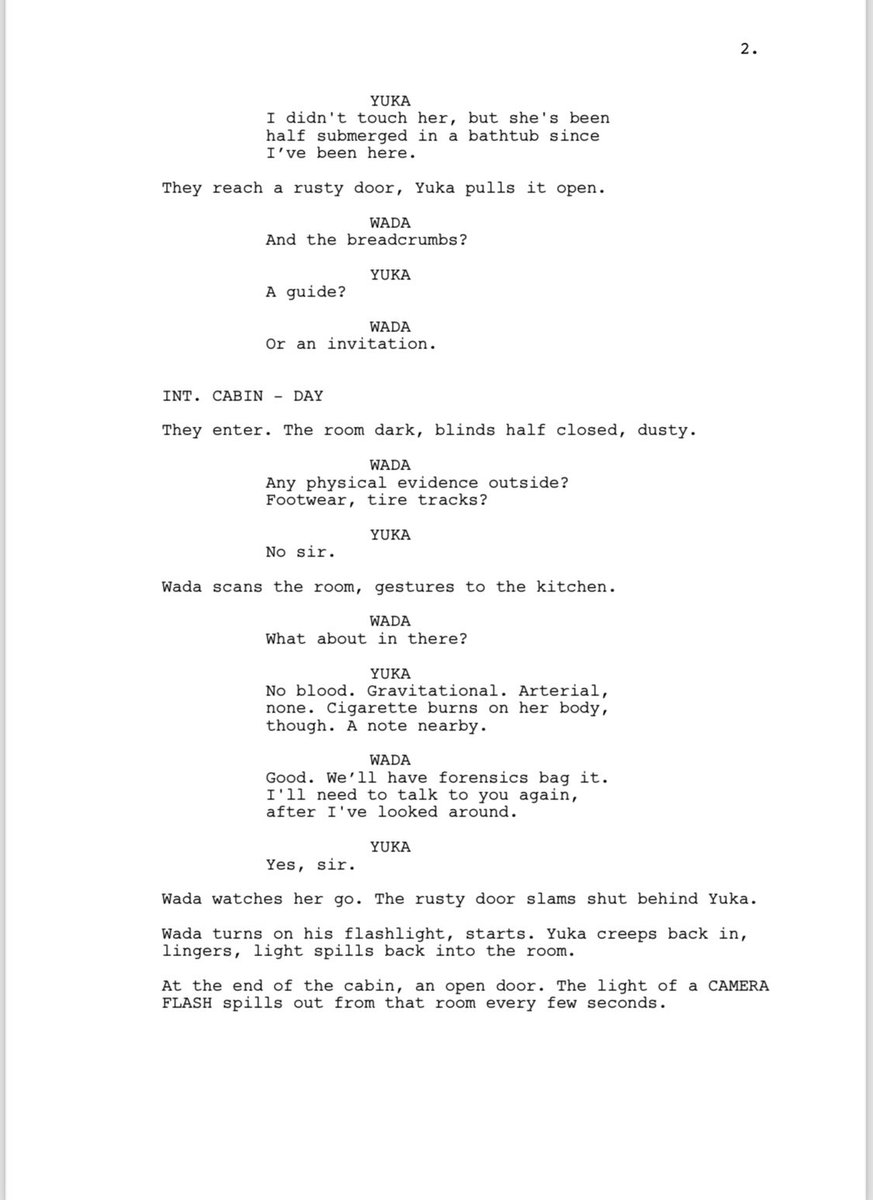TPictureshow's tweet image. A writing sample Ive prepared, a little new to this, aspect of the screenwriting business, does anyone have any advice on this? 

#screenwriting #writingsample #screenwritingcommunity