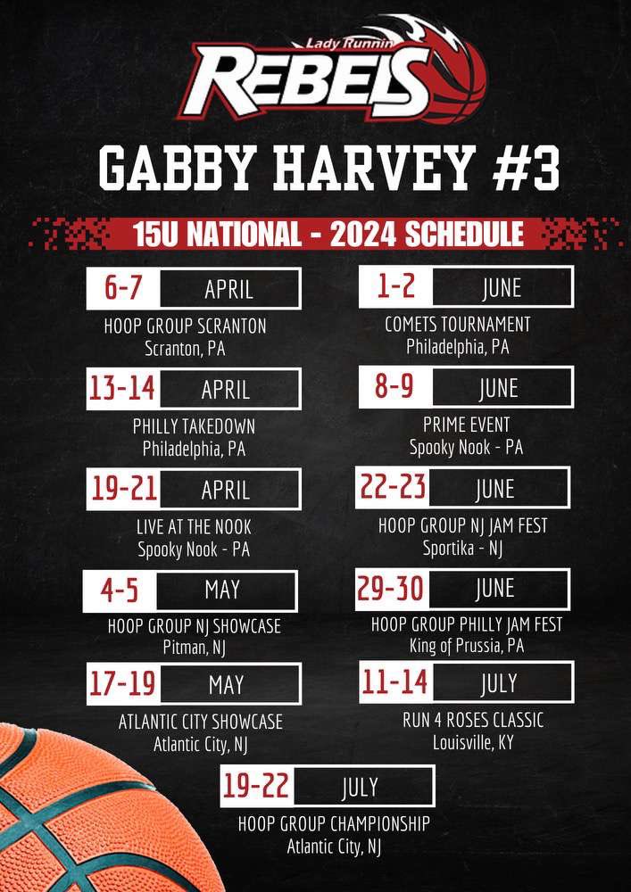 Spring/summer AAU schedule!! <a href="/LadyRunnin/">Lady Runnin Rebels</a>