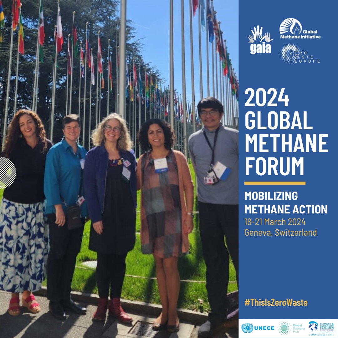 #ThisIsZeroWaste - amplifying global south voices & #environmentaljustice in #climateaction. The GAIA delegation at the #GlobalMethaneForum shone a spotlight on the amazing #zerowaste work in 🇹🇿 🇨🇱 🇮🇩 to help #cutmethane from the waste sector. #ZeroWasteDay