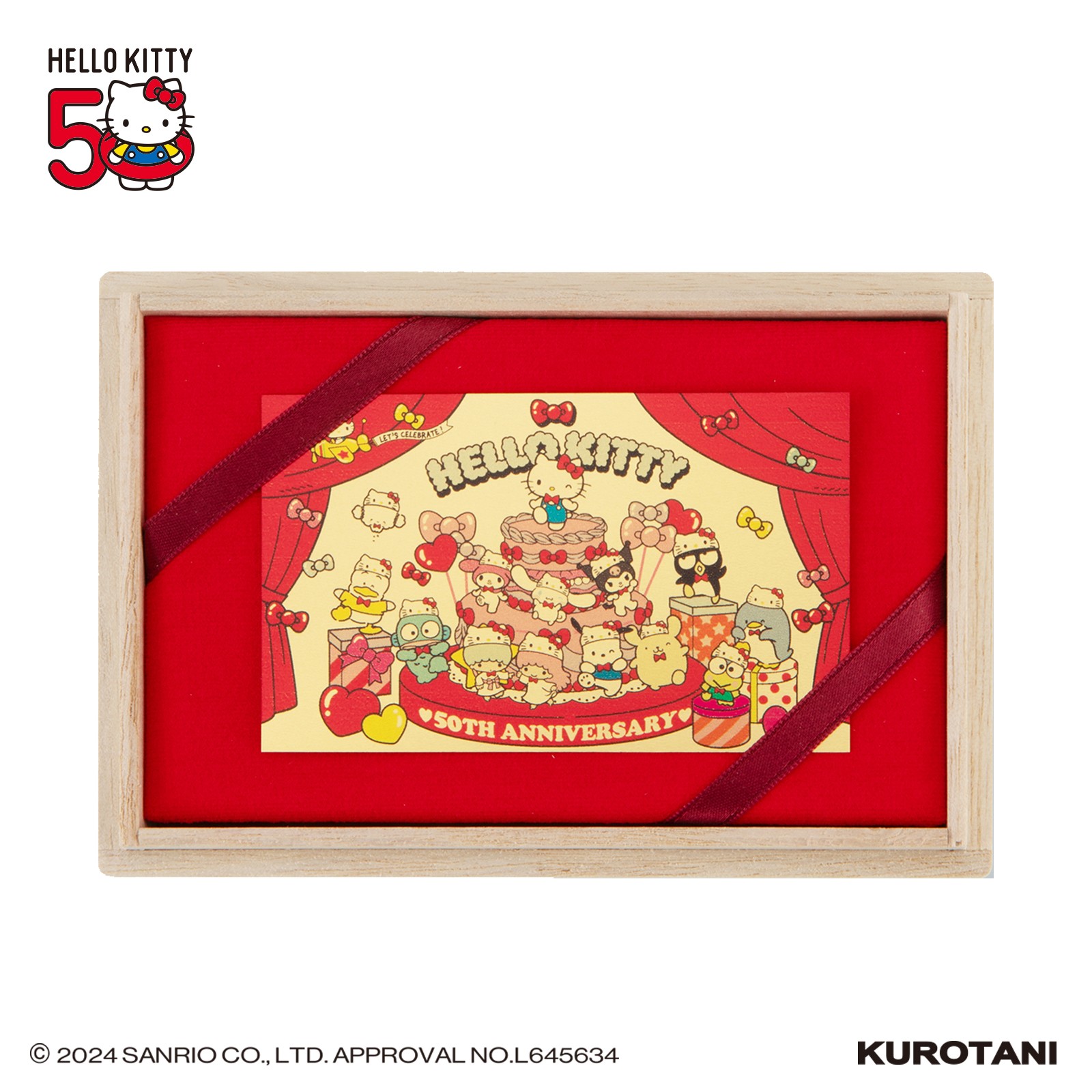 サンリオ в X: „#ハローキティ50周年 を記念した純金カードが