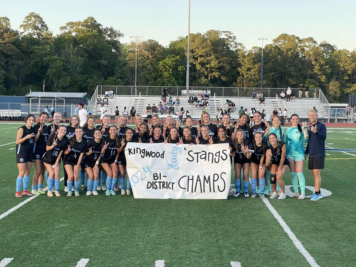 Kingwood Soccer (W) (@kingwood_soccer) on Twitter photo Kingwood rolls 8-0 into the Area Round! #mustangofthematch goes to the one and only Kate Kristiansen! Next up, Clear Lake this Thursday at 5:30 at Deer Park Abshier Stadium. #SOE <a href="/HumbleISD_KHS/">Kingwood High School</a> <a href="/LethalSoccer/">Coach Duque</a> <a href="/HoustonChronHS/">Houston Chronicle High School Sports</a> <a href="/vypehouston/">VYPE Houston</a> Kingwood rolls 8-0 into the Area Round! #mustangofthematch goes to the one and only Kate Kristiansen! Next up, Clear Lake this Thursday at 5:30 at Deer Park Abshier Stadium. #SOE <a href="/HumbleISD_KHS/">Kingwood High School</a> <a href="/LethalSoccer/">Coach Duque</a> <a href="/HoustonChronHS/">Houston Chronicle High School Sports</a> <a href="/vypehouston/">VYPE Houston</a>