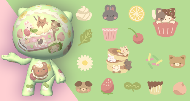 PlayToyverse's tweet photo. 🚨🚨NEW STICKER RELEASE🚨🚨
🐻🍰These adorable desserts might just be too cute to eat!
--
Sticker Series: Soft and Fluffy Sweets
Type: Joy Gem Sticker Pack
Brand: Casual days
Available Timeframe: March 27, 2024 – June 30, 2024 (UTC)