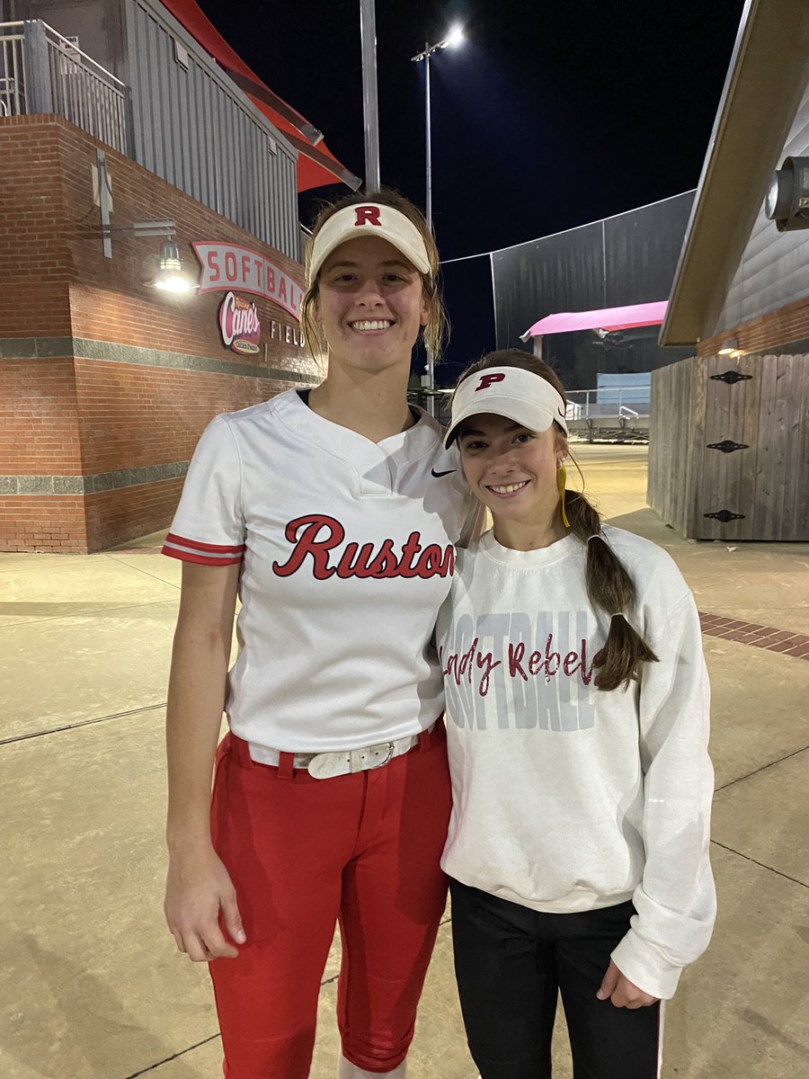 MFoster2025's tweet photo. Had a good game against Pineville tonight. Went 2 for 3 and a walk, with a solo shot over center!

My McNeese sis @CassidySicuro had an awesome game with some great hits and strong defense. She’s fun to watch!
@alexisotero31 https://t.co/I0FSuJsBoE