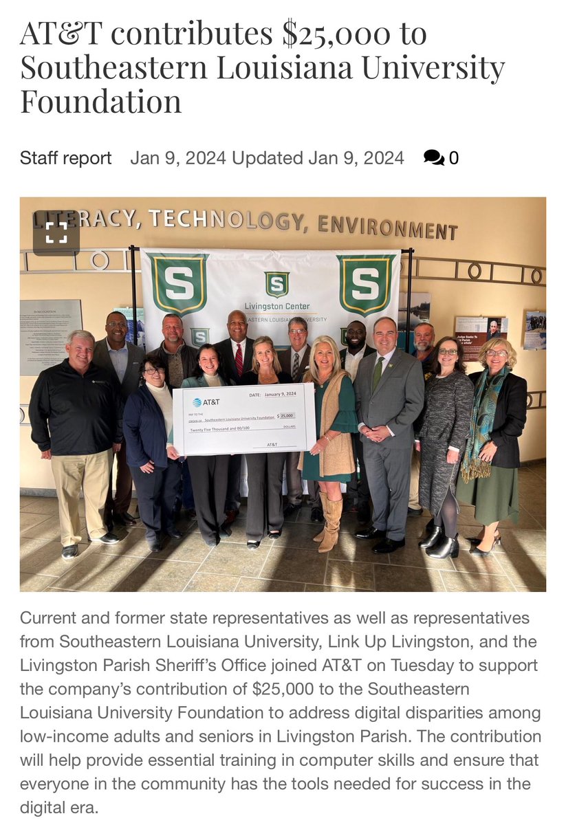 iamedvante's tweet image. Super excited that I sit on the board for LinkUp Livingston and the partnerships and impact we make on the community. Thank @ATT for your contributions! @oursoutheastern