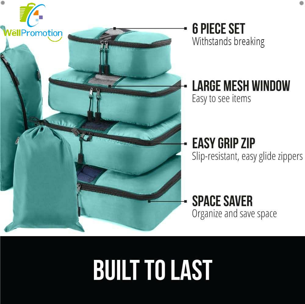 Wellpromotion_a's tweet image. 🧸Personalized Portable 6 Pcs Packing Cubes Set- Factory OEM/ODM Manufacturing
📳WhatsApp/Wechat: +86 181 5607 7309
📬inquiry@wellpromotion.com
🌐wellpromotion.com/travel-packing…
#packingcube #travelorganizer #supplier #travel #wholesale #manufacturer #bags #custom #factory