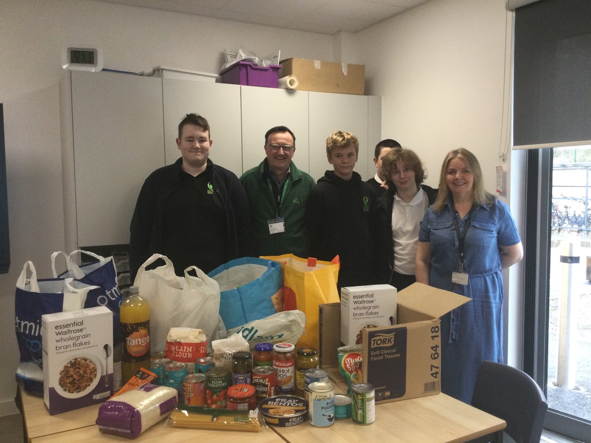We are so proud of the efforts from our learners - this is a donation to @wlfoodbank of food collected by our S4 RE learners! #effectivecontributors #responsiblecitizens
