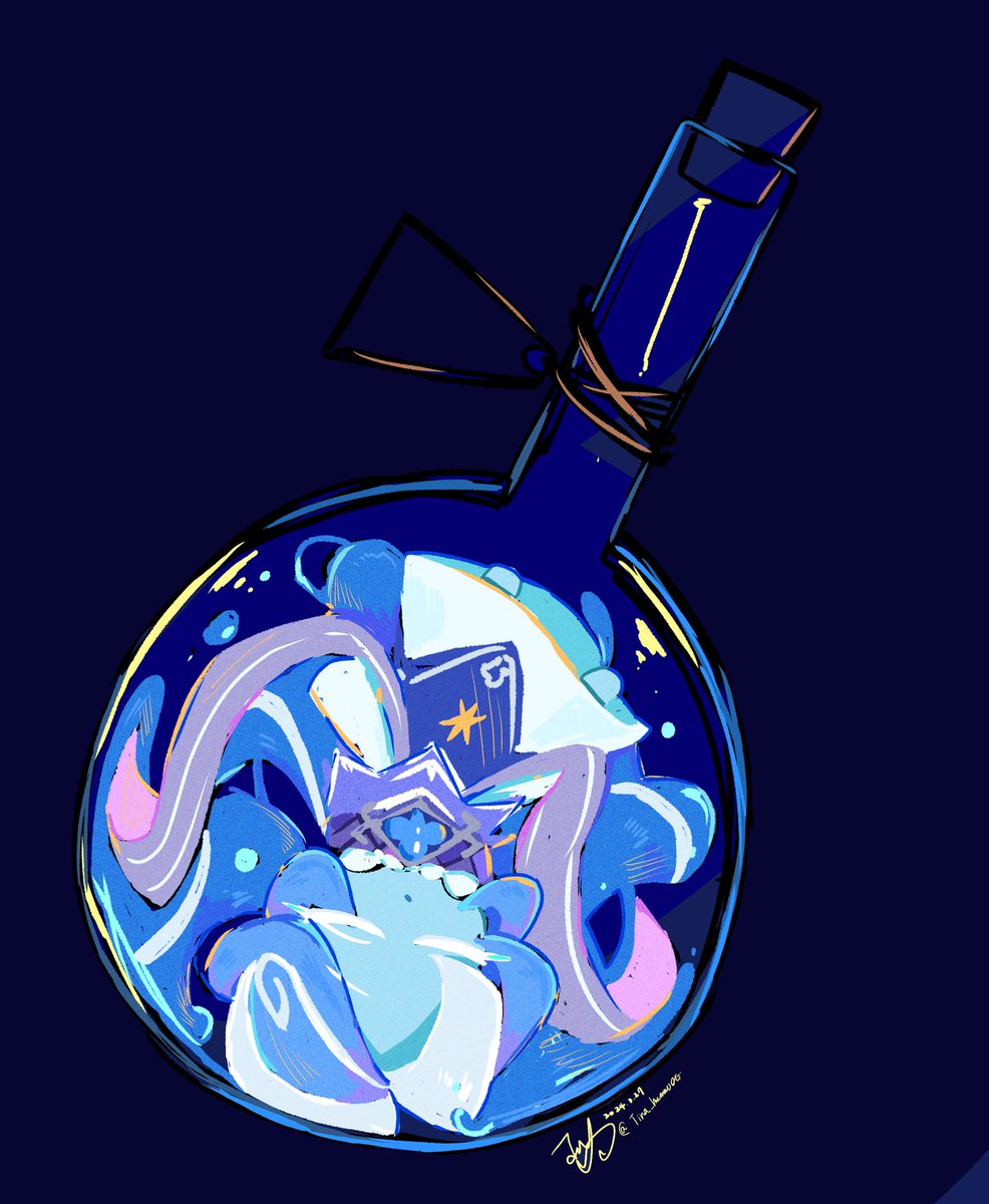 Tina_humao00's tweet photo. 「瓶子」

#cookierunkingdom 
#shadowmilkcookie https://t.co/makzomlsUJ
