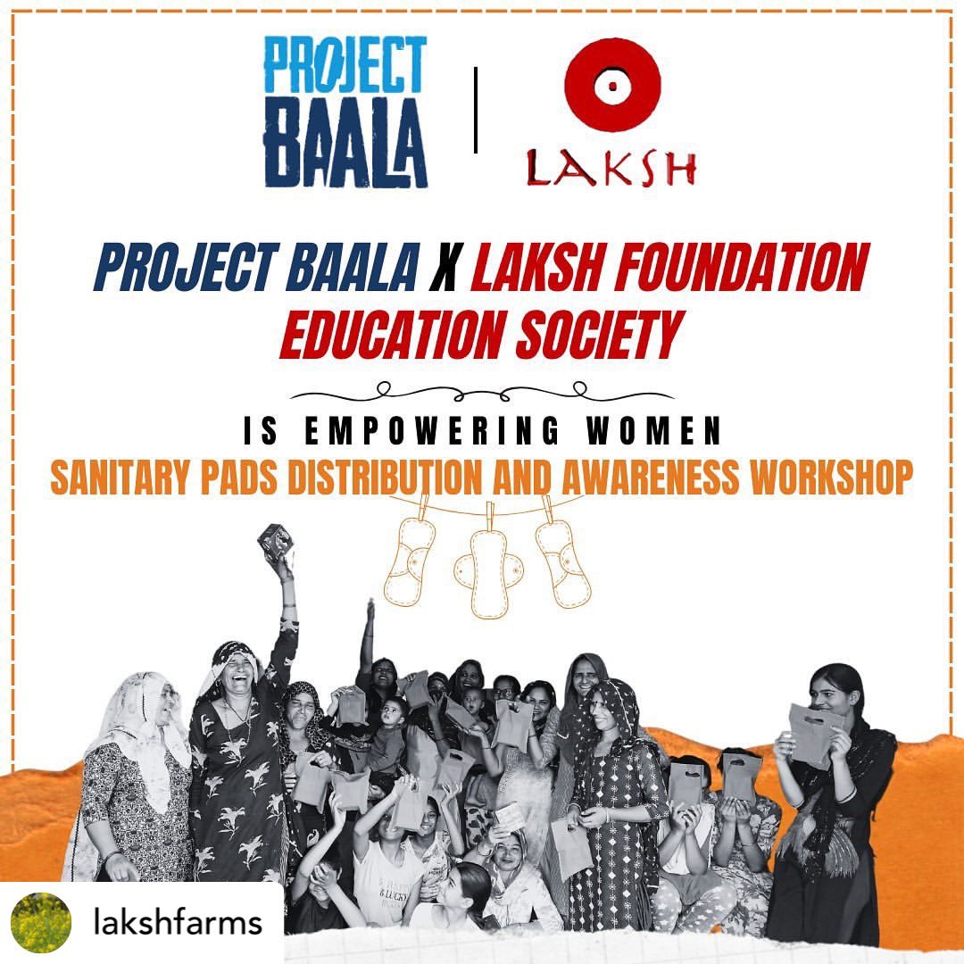 laksh2030's tweet photo. We’re thrilled to share an update on our ongoing collaboration with @ProjectBaala in March 2024, reaching out to 125 women &amp; adolescent girls in the villages of Manger and Dhouj. 💫 
#fightperiodpoverty #HealthAndWellness #projectbaala 
@CaptShaktiLumba @iamshivxs @pallavilumba https://t.co/c82UvQ606O