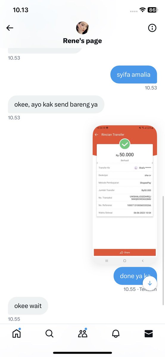 HELP SCAMMER WTT SPAY DANA‼️
aku pernah punya pengalaman kaya gini tapi diposisi yang kena tipu
tolong bantu report dan block ya temen-temen, biar ga ada yg kena tipu lagii☹️
@baerennetoki @baerennetoki @baerennetoki 
link profil:
x.com/baerennetoki?s…

UDAHH NIPU, FITNAH LAGI