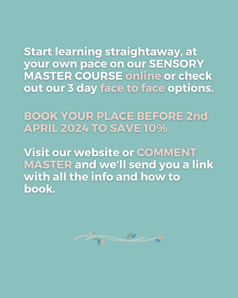 ⁠
We loved seeing so many of you on our free webinar- thanks for coming. ⁠
⁠
Don't forget to use your special discount code (check your emails or DM us if you can't find it!💌) for 10% off our face to face and online courses. ⁠
⁠
⭐️ only available until 2nd April 
⁠