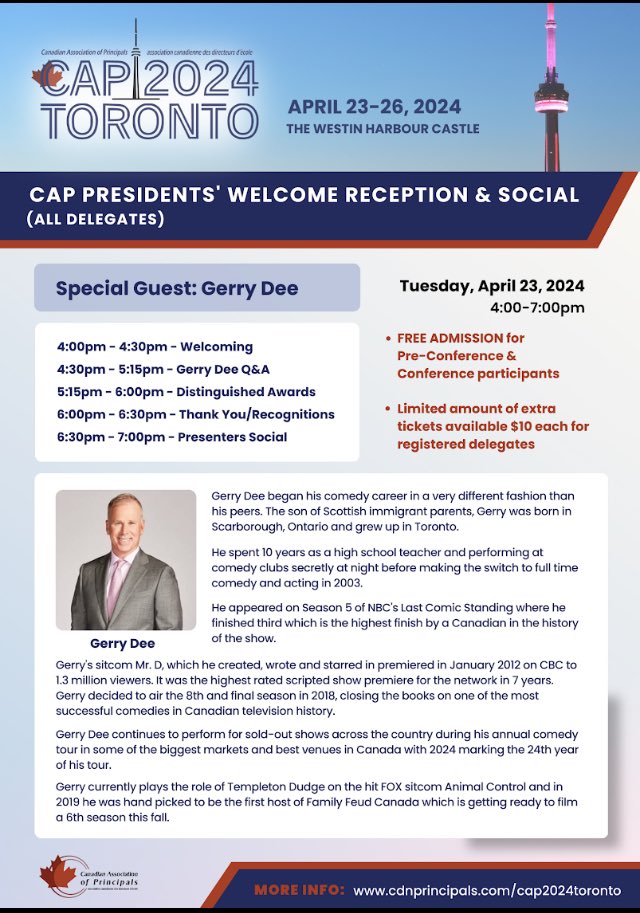 deanmacinnis's tweet image. @CdnPrincipals come and join us to celebrate educational leadership with @gerrydee 
#StrongTogether 
#LeadshipMatters
@SarichCa @COSLMBCA @LynnLeslie2 
@OPCouncil