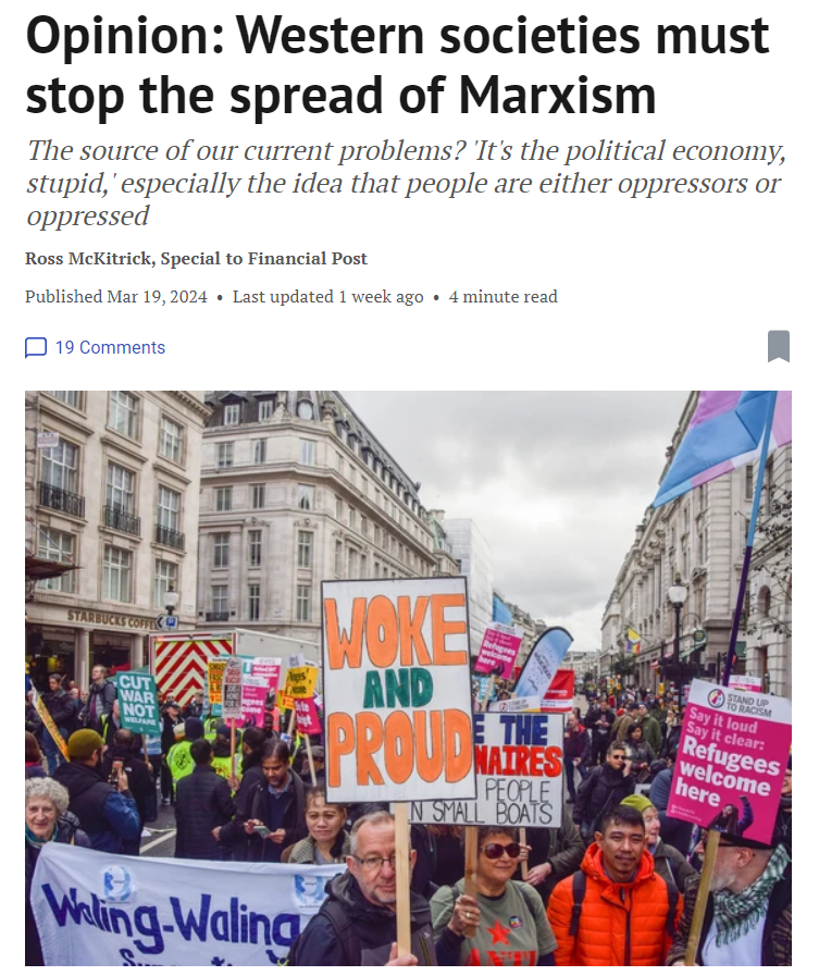 Communism is back &amp; the bourgeois parasites agree. Ruling class propaganda organs like <a href="/financialpost/">Financial Post</a> know communism is growing in popularity &amp; that Marxist ideas are dangerous—for the capitalists. All comrades must take pride in learning these ideas, which will change the world.