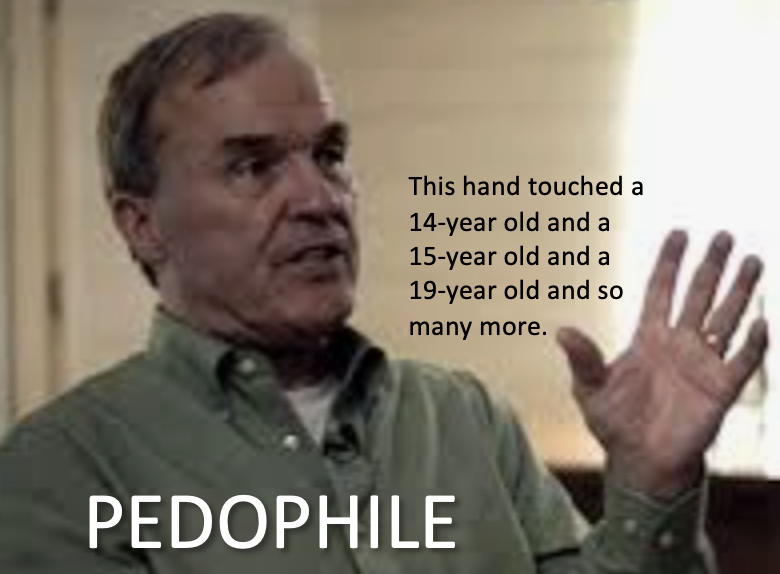 SRClaridgeWrite's tweet photo. It's not about "sin" and "forgiveness." It's about breaking the law. If a serial killer confesses to murders does he not go to prison? If a man confesses to sexually diddling young girls, does he not go to prison? Mike Bickle is a pedophile. Period. #mikebickle https://t.co/XV7H9ZgY63