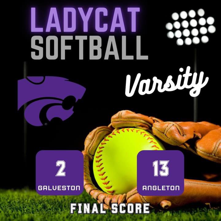 Tonight’s final scores Varsity remains undefeated in district play with their win over Galveston Ball tonight!