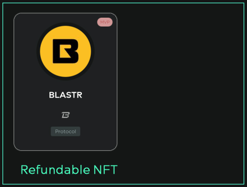 Envelop_project's tweet photo. 7/
#Blast #RefundableNFT
@blastr_xyz combine ERC721 with a unique twist. Minting involves locking #ETH into an NFT contract. After the lock-in period ends, these #NFTs are free as you can get a full refund. It makes NFT ownership flexible and risk-free https://t.co/KcCYlVCgl7
