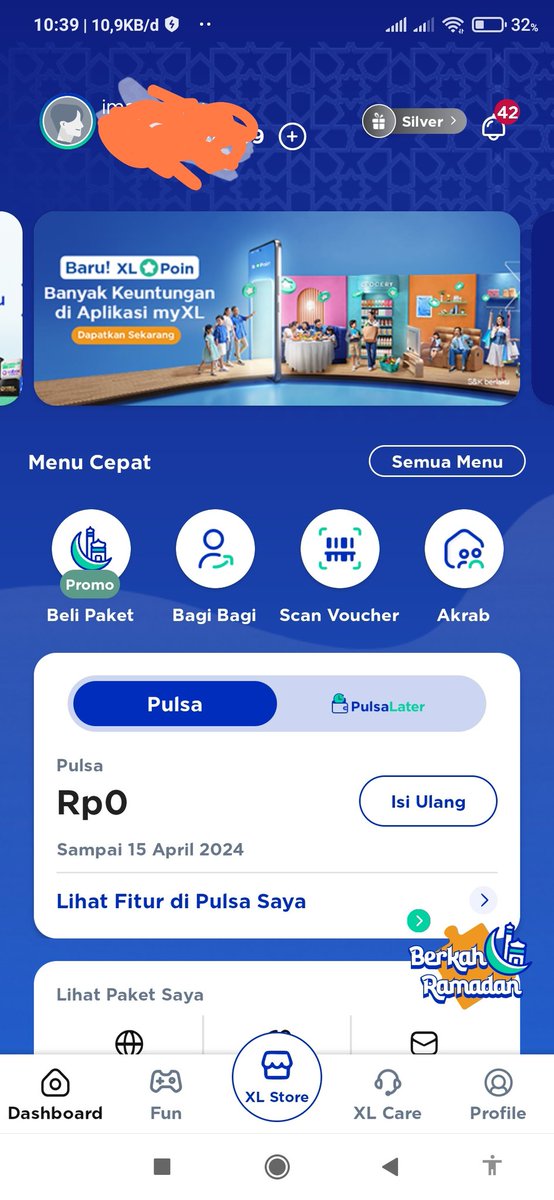 myxl udah bisa dibuka 😀👍 #zonauang