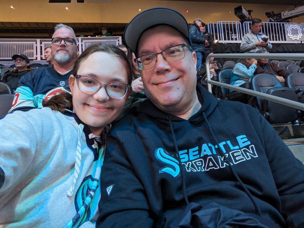 First Seattle Kraken game. #whereiroot