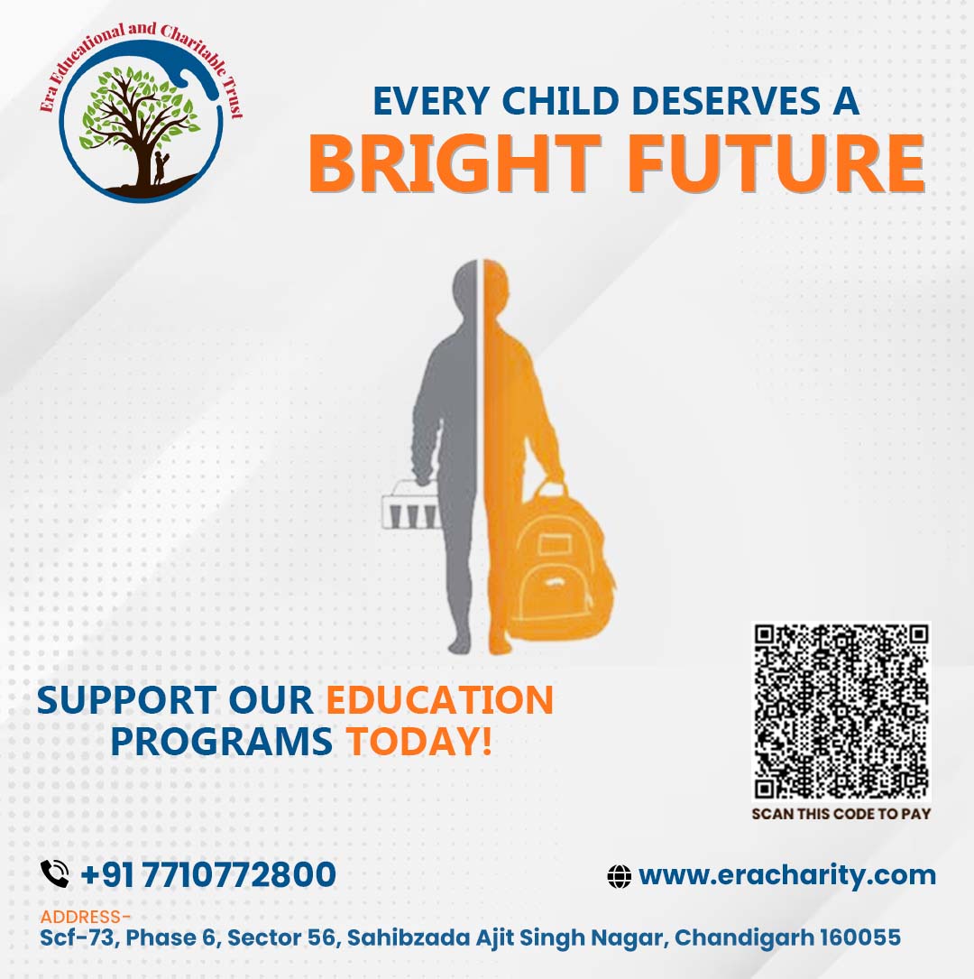 era_charitable's tweet photo. Supporting the Education of Underprivileged Kids. Every Child Deserves a Chance to Learn.

Donate Now and Be a part of the change.

For more info visit: https://t.co/LYBVCE6HqZ
or Call: +91 7710772800, +91 7710772900

#eracharity #Charity #donation #donate #education  #help https://t.co/RqwkGWBbpg
