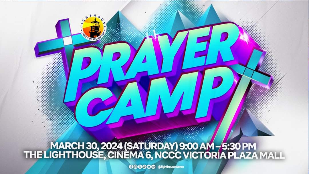 lighthousedavao's tweet photo. Pause your busy schedule as we remember the death and resurrection of Jesus. Join us for PRAYER CAMP!
Take time this Holy Week to be with Jesus as He moves from the tender fellowship of the Last Supper to the agony of Crucifixion to the glory of Resurrection. 🙏🏻 #PrayerCamp https://t.co/2oI54rcddP