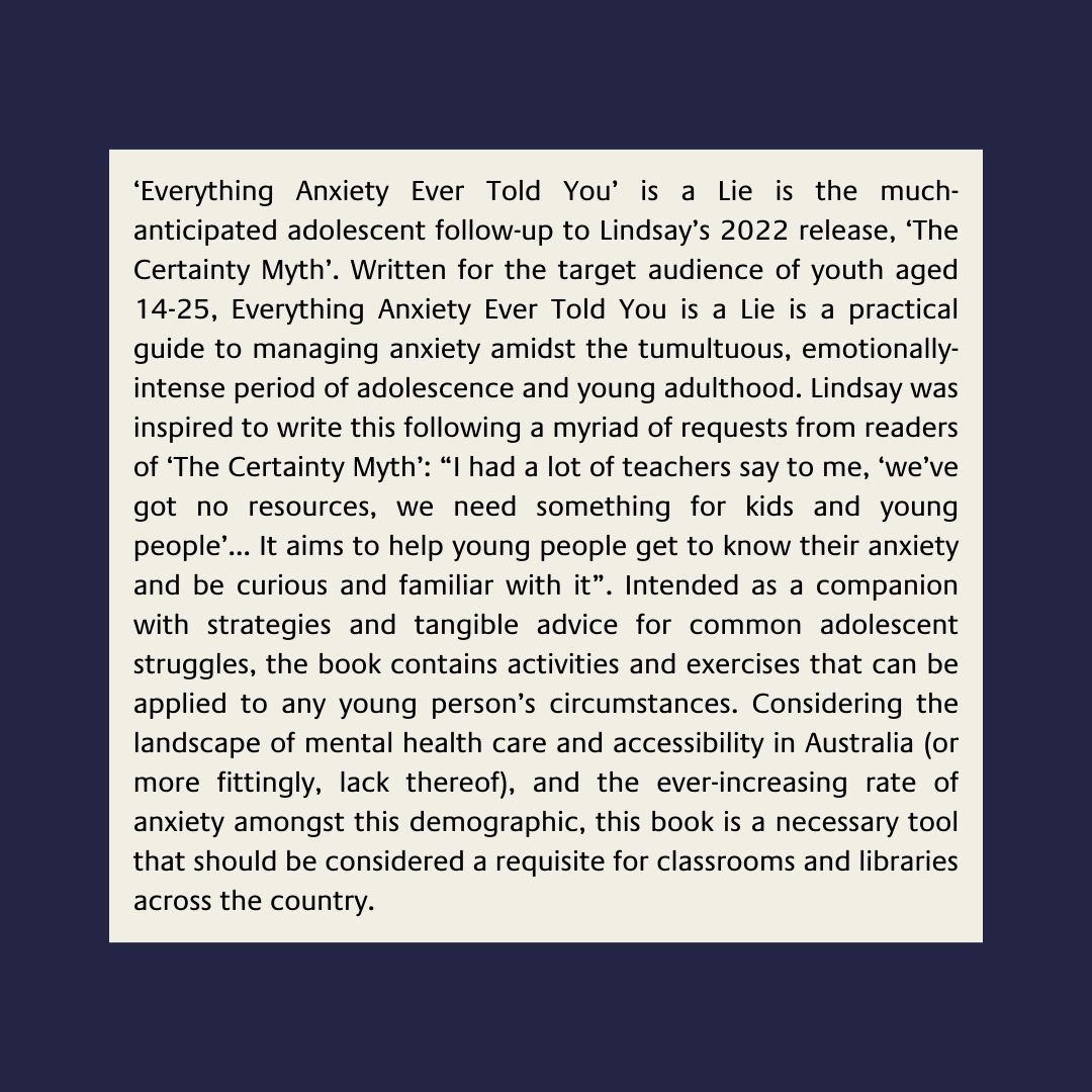 We would like to congratulate Dr Toni Lindsay (@ToniLindsayPsyc), senior clinical psychologist and manager of our Allied Health Department, for the publication of her new book: ‘ACT at the End: Acceptance and Commitment Therapy with People at the End of Life’. This marks Dr