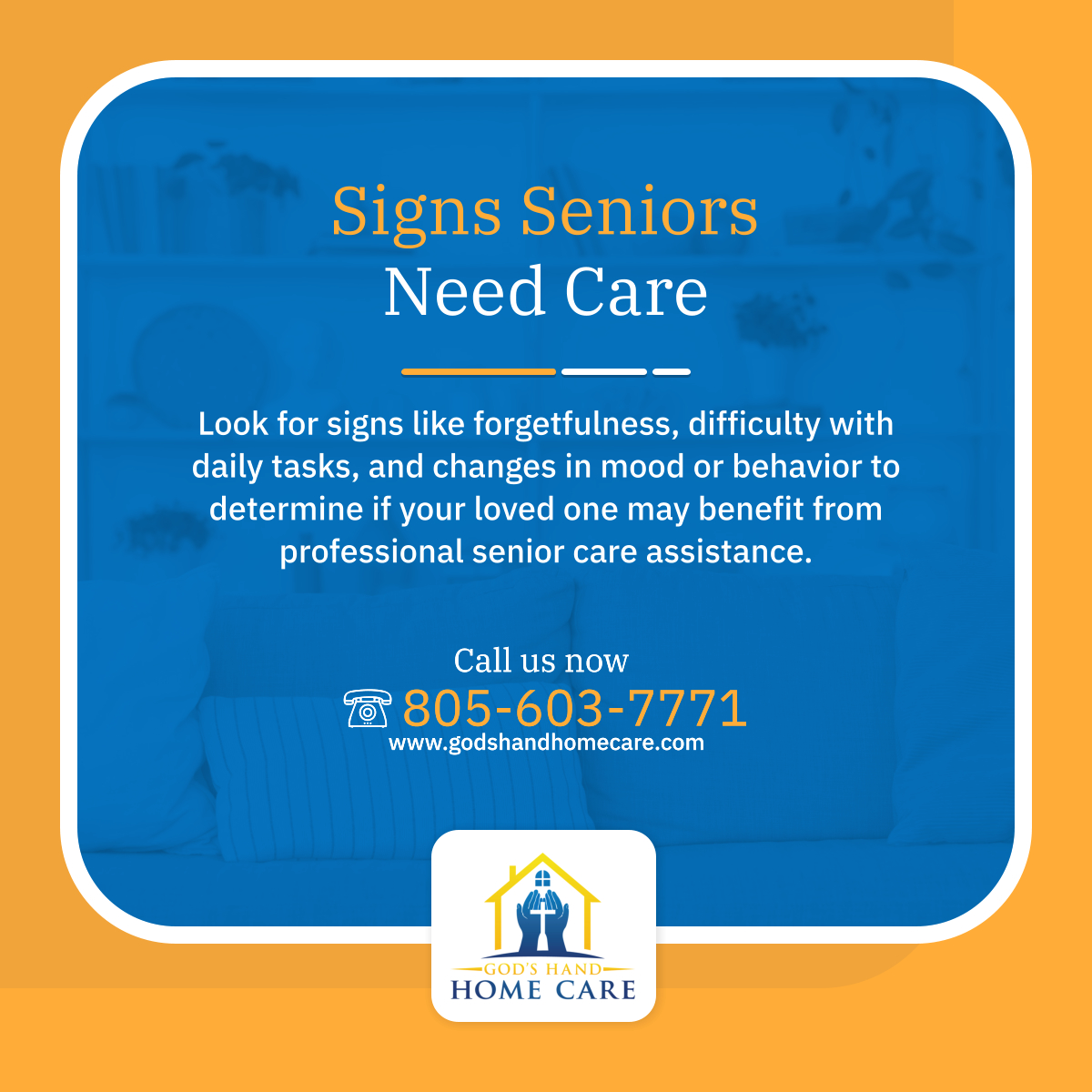Identifying when seniors need care is crucial for their safety and well-being. Stay attentive to subtle signs and seek support to ensure their needs are met. 

#OxnardCA #HomeCare #SeniorCareNeeds