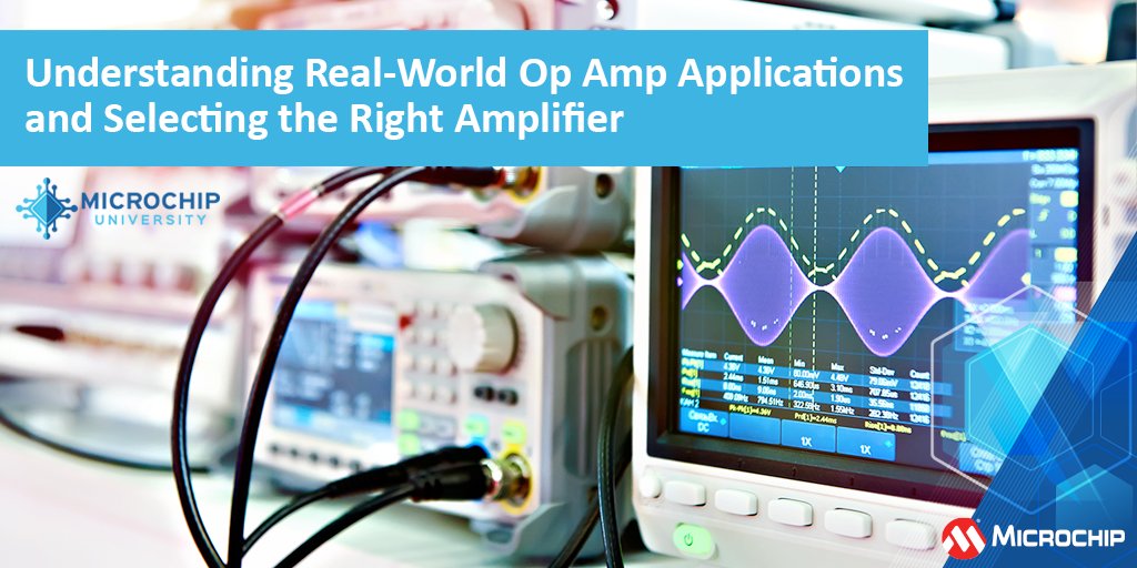 MicrochipTech's tweet photo. Shorten development time for amplifier-based designs by avoiding common usage issues and understanding key performance specifications. Check out the free multi-part op amp Microchip University courses: https://t.co/JqsoEM3TtV. #OperationalAmplifier #OpAmp #Electrical https://t.co/E4i46OVL1H
