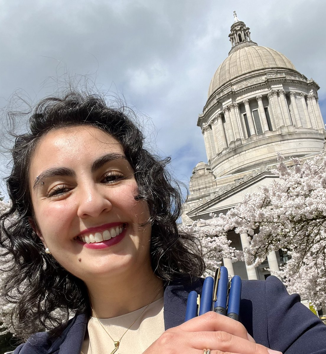 Four pens = four bill signings! SB 6009 bans hogtying by police. +3 of my bills: HB 1618 eliminating the statute of limitations for civil cases of childhood sexual abuse, HB 2072 enhancing penalties for anti-trust violations, and HB 1541 the Nothing About Us Without Us Act!