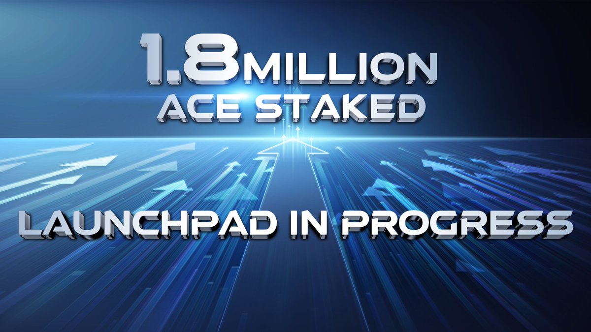 1.8 Million $ACE, 20 Million worth of USD Staked 🔗Launchpad: launchpad.fusionist.io 📜Contract: explorer-endurance.fusionist.io/address/0x62eC… ‼️ Any content related to the project mentioned in comments under this tweet is a scam. This marks the end of this tweet ‼️