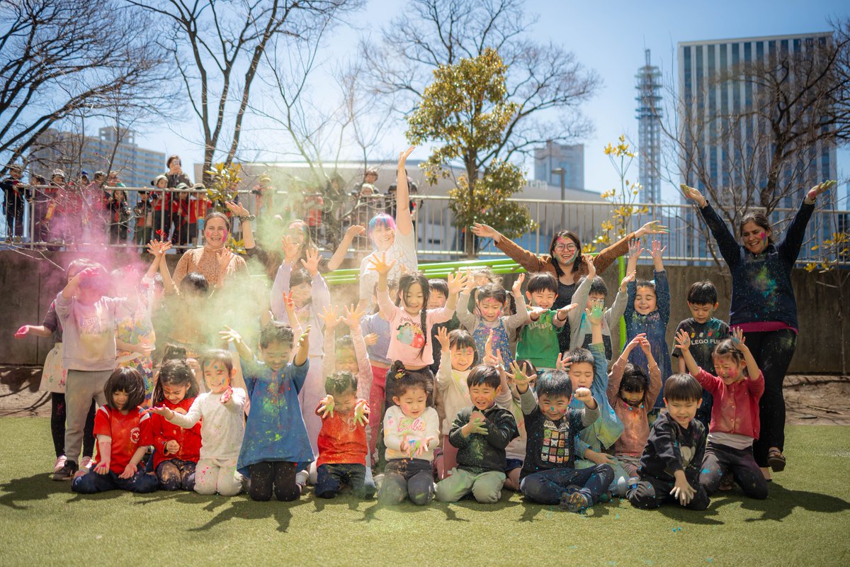 Today, our KG students experienced the vibrant celebration of Holi, the Hindu Festival of Colors, Love, &amp; Spring! Our PYP Coordinator, Ms. Shailjah, gave an enlightening presentation, and afterwards, the students had a blast putting colored powder on each other outside! #Holi2024