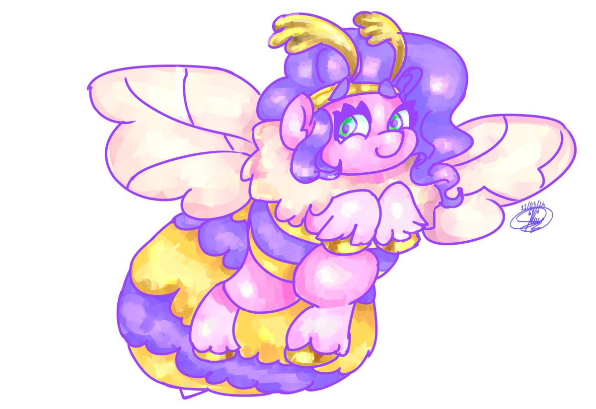 MannymalX13's tweet image. Flight of the Bumblepipp! ~ 🐴🪽 🐝

Now the Pipp, in Bee Form! Ready to sweeten your day!

#MLP #MLPG5 #Pipp #digitalart #pony #fanart