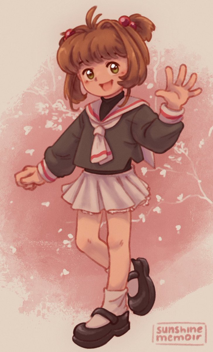 Little Sakura doodle! Just in time for her birthday too! 🌸