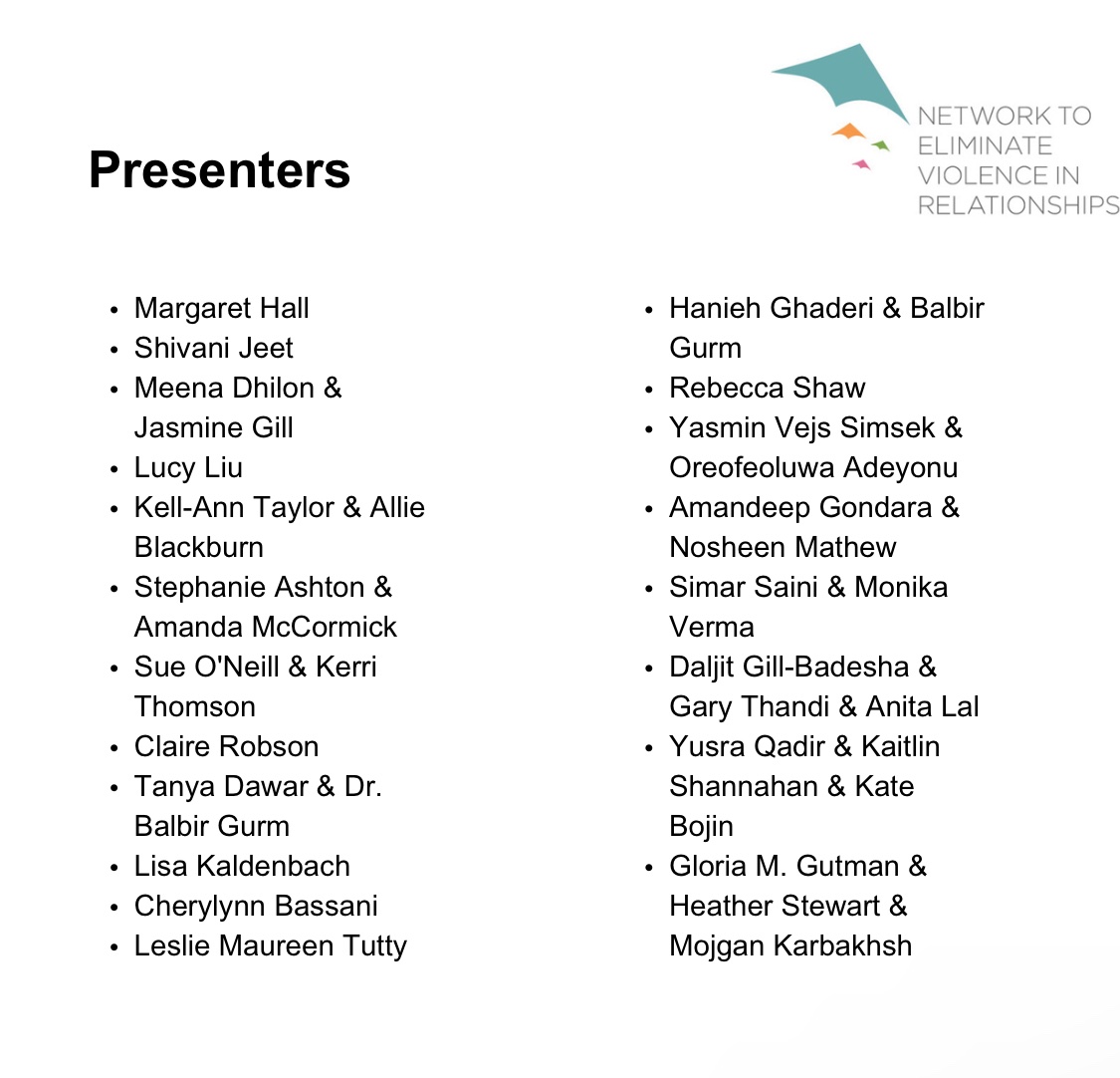 📢 Join us online at NEVR's 14th Annual Conference: Genders and Generations to tackle relationship violence - May 23, May 30, June 6 &amp; June 13. Hear from academics and survivors. Be a part of the conversation! 

Get your tickets here:
eventbrite.ca/e/nevrs-14th-a…