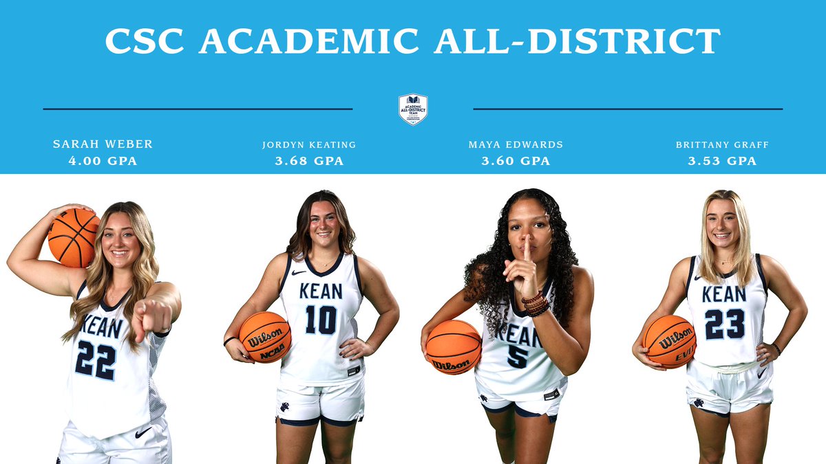 Kean Athletics (@keanathletics) on Twitter photo Four Named to <a href="/CollSportsComm/">College Sports Communicators</a> Academic All-District Women’s Basketball Teams keanathletics.com/news/2024/3/26… <a href="/NJACSports/">NJAC Sports</a> <a href="/KeanWBB/">KeanWomensBasketball</a> Four Named to <a href="/CollSportsComm/">College Sports Communicators</a> Academic All-District Women’s Basketball Teams keanathletics.com/news/2024/3/26… <a href="/NJACSports/">NJAC Sports</a> <a href="/KeanWBB/">KeanWomensBasketball</a>
