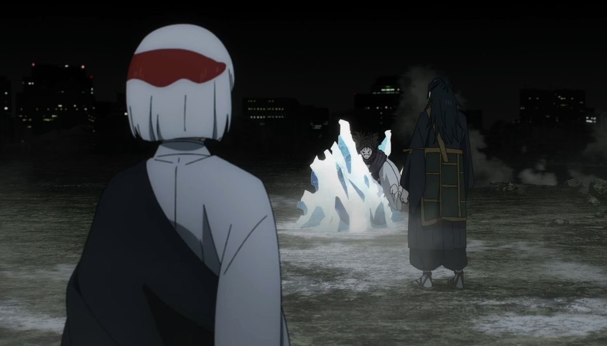 เป็นยุคสมัยที่น่าสนใจ เปลี่ยนแปลงไปมากทั้งผู้คนและสถานที่ ไม่อาจรู้ได้ว่าการมาจุติใหม่ของผู้คนในอดีตจะรื่นเริงกับมันได้มากเพียงไหน

แต่ค่อนข้างน่าเสียดายไม่น้อยที่เหล่านักคุณไสยมิค่อยมีสิ่งใดให้น่าสนใจหรือมีทีท่าจะคลายเบื่อให้ท่านสุคุนะได้มากนัก

      “ไม่ได้เรื่องเอาเสียเลย”