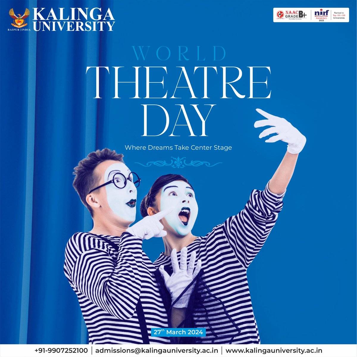 On this World Theatre Day, let us celebrate the creativity, passion & hard work of every individual who bring stories to life on stage. Let's continue to appreciate and support the magic of theatre & the arts. #WorldTheatreDay #Cinema #TheatreDay #Theatre #artist #IndianCinema