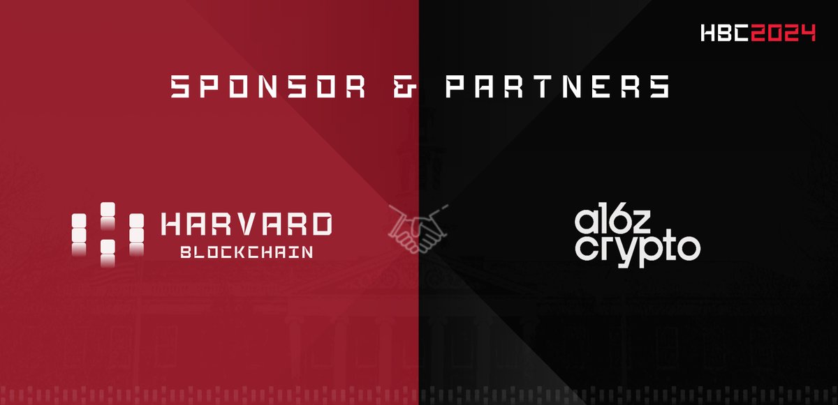 📢Thrilled to unveil our partner @a16zcrypto for Harvard Blockchain Conference #HBC2024! Thank you for making this event possible! a16z Crypto is a venture capital fund that invests in crypto and web3 startups. With over $7.6 billion AUM across four funds, we have been investing…