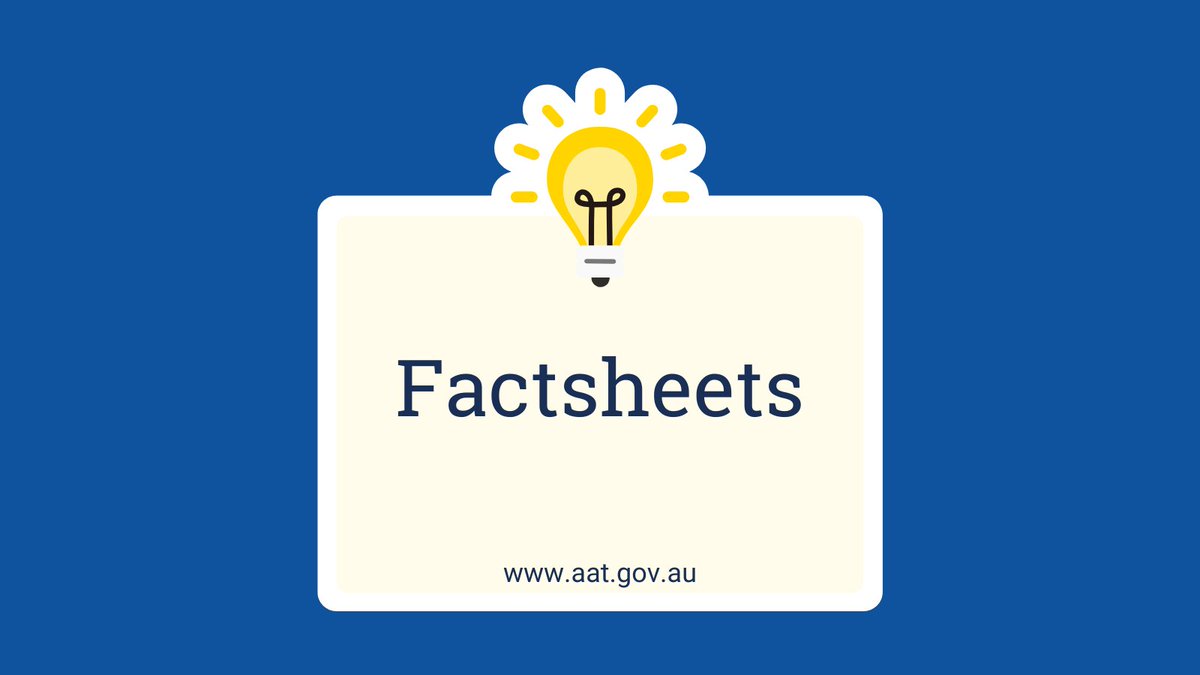 Applying to the AAT for a review of a @Centrelink debt decision? Read this factsheet for more information aat.gov.au/fact-sheets/ce…
