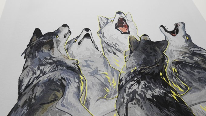 「dog wolf」 illustration images(Latest)