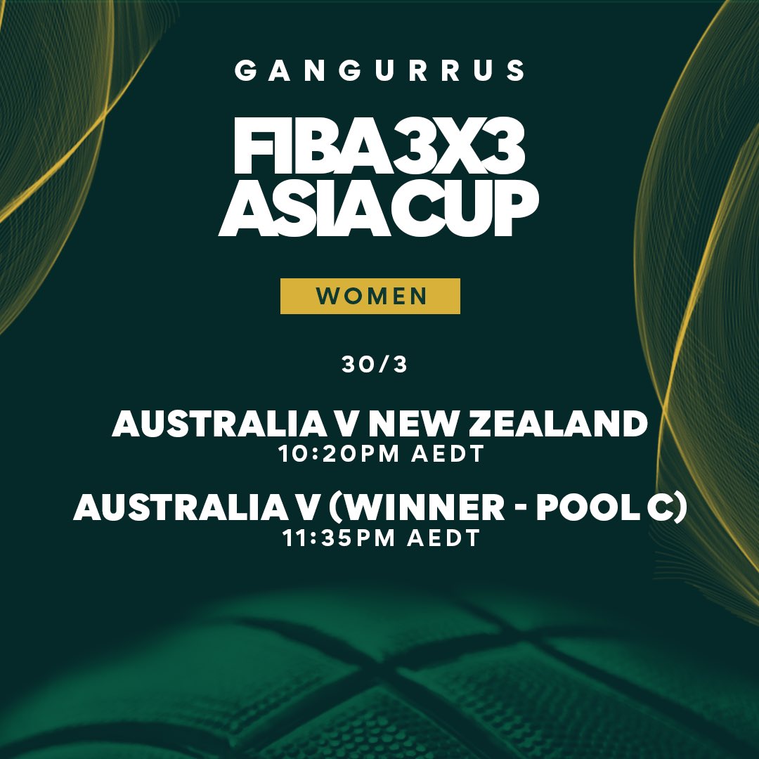 The Gangurrus are up for the Asia Cup! 🏆 Tipping off tonight, the event will feature both our Men’s and Women’s teams who will look to secure victory in Singapore. Catch all the action live and free via FIBA YouTube. #WeAreBasketball