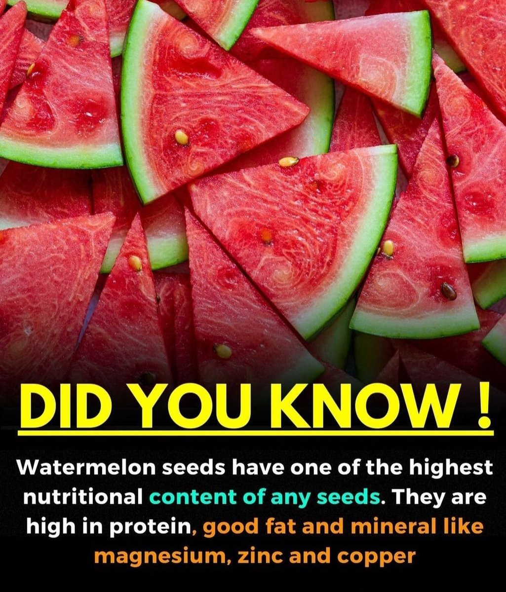 Did you know? 🍉🤯

Those crunchy watermelon seeds pack a serious nutritional punch! #WatermelonSeeds are one of the most nutritious #SeedVarieties out there.

They're loaded with: 🥤 #HighProtein for muscle building 💪 #GoodFats to support heart health 👌 #MineralRich sources of