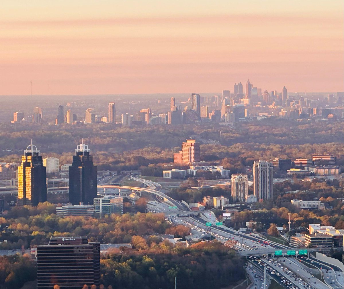Atlanta's many skylines.