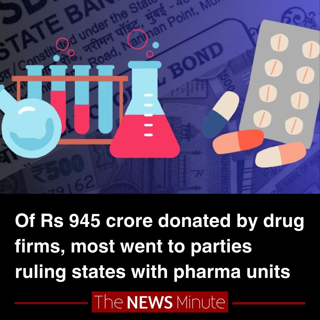 Pharma companies purchased nearly Rs1,000 cr worth #electoralbonds & the money mostly went to parties ruling in states where their manufacturing units are located. Read the story by @tabassum_b @nanduagain @TeresaMRaju @AnjanaMeenakshi #projectelectoralbond #PharmaCompanies…
