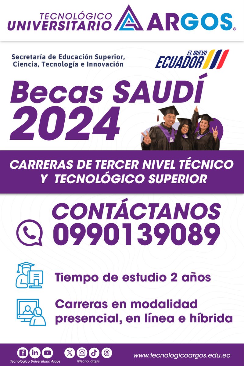 CashSuarez's tweet image. Comparto esta valiosa información educativa, con la esperanza en que los jóvenes y no tan jóvenes aprovechen esta oportunidad como lo es "El Programa de Becas SAUDÍ" gratuitas del 100%

Compartan para que llegue a más personas, antes que culminen los plazos.