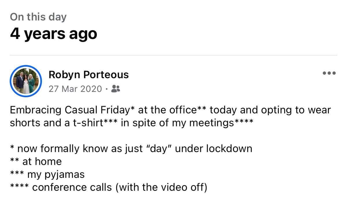 RobynPorteous's tweet photo. Four years ago today, it was the first day of lockdown. https://t.co/3xLUhavNwQ