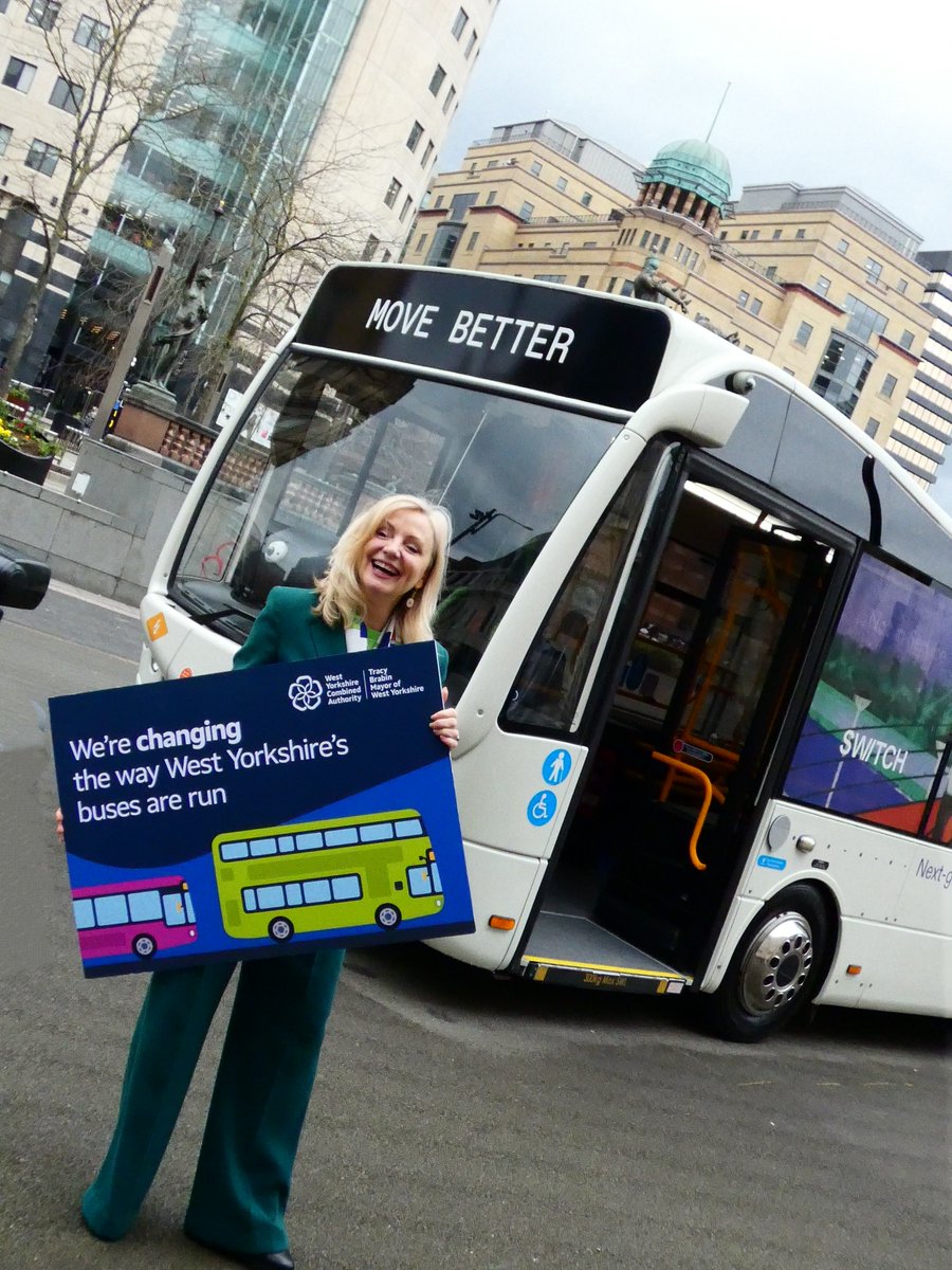 Proud moment! Switch Mobility UK provided our Metrocity EV bus for West Yorkshire Mayor Tracy Brabin’s important announcement at Leeds City Square, signalling the return of the region’s bus services to public control. Our bus, wrapped in Switch Branding, drew attention, and…