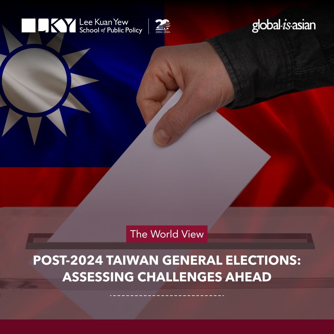 Taiwan's 2024 elections is among Asia’s most-watched, given the territory’s significance to US-China relations, and tensions in its straits. Read insights from Visiting Senior Research Fellow Drew Thompson and Asst Prof Lu Xi: lkyspp.sg/taiwan-electio… #TaiwanElections