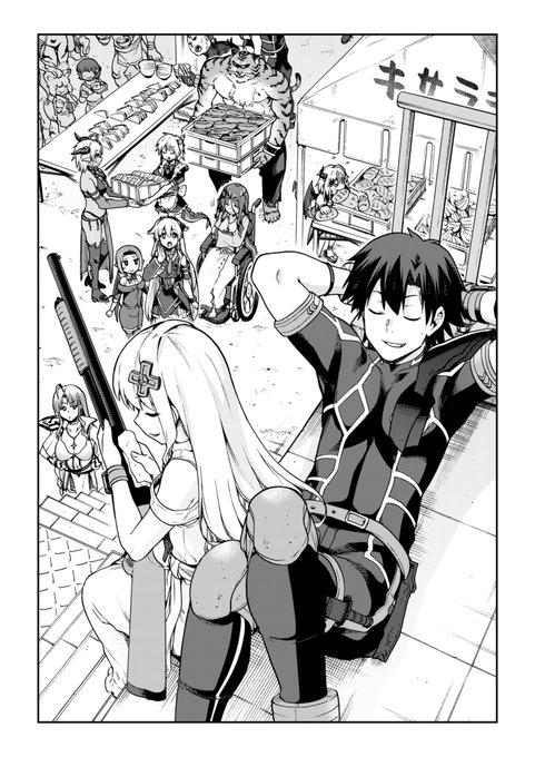 27日発売のコミックアライブ月号にコミカライズ版『戦闘員、派遣します!』66話が掲載されてます。
※掲載分とは写植等が異なります

今回の原作五巻分で魔王編も終わり、区切りが良いため連載は一旦最終回。第一部・完というヤツです 