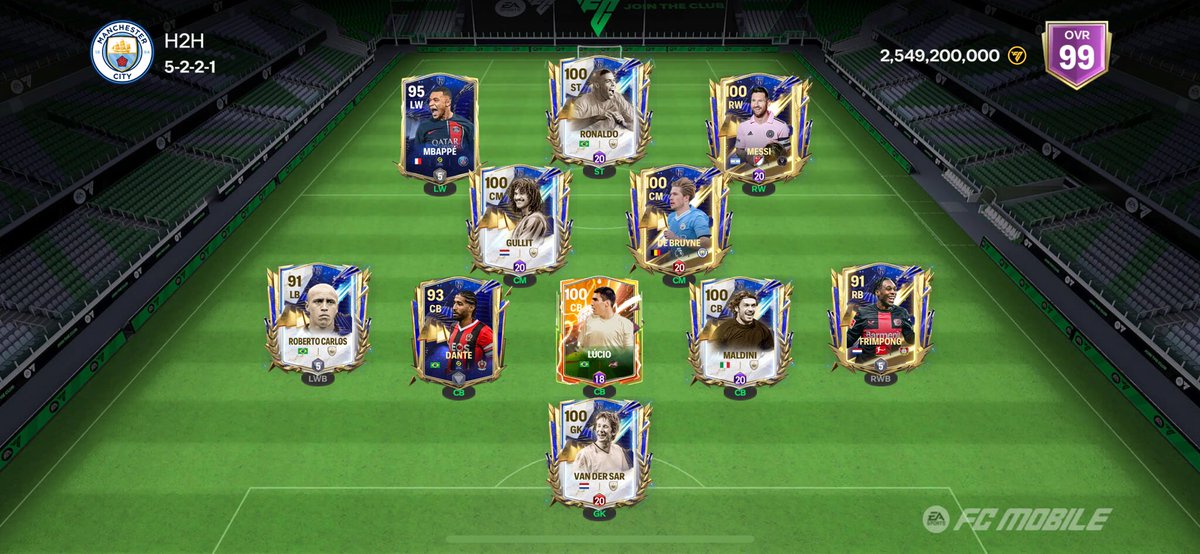 TronVH's tweet photo. @minusfcmobile @EAFCUniverse24 @fcmobileenews @FirstHalfYT @FUTALBO @kean_eafc @khoonigamingg @KJavierFM @Nakata767 @AdekunleKdams1 @MadridistaaFC I usually play MM, H2H. Could you please share statics for 5221 in MM? I need another ST who will play with Ronaldo. Can you suggest some STs? Thank you! https://t.co/Os3Yz9lTWZ