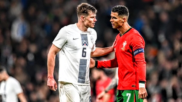 gyezi_'s tweet photo. 🇵🇹`... Cristiano Ronaldo led Portugal, humbled in Ljubljana!
#SLOPOR https://t.co/SOIvgclVJe